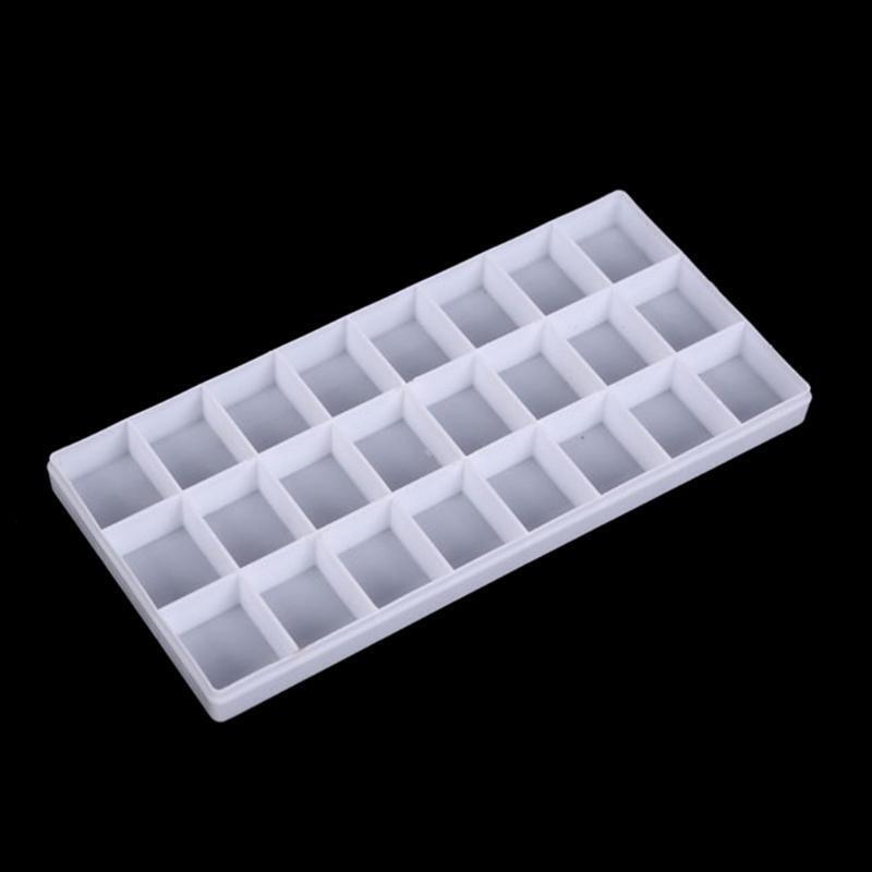 Watercolor Palette Travel Paint Tray with Hard Lid 24 Grid for Children Student