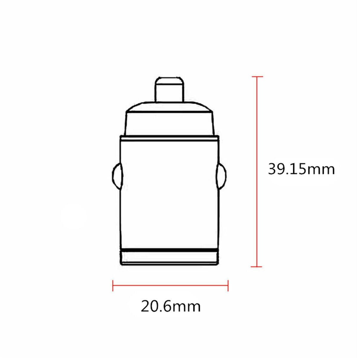Mini Dual USB Type-C PD Car Phone Charger Adapter 30W Fast Charging Accessories