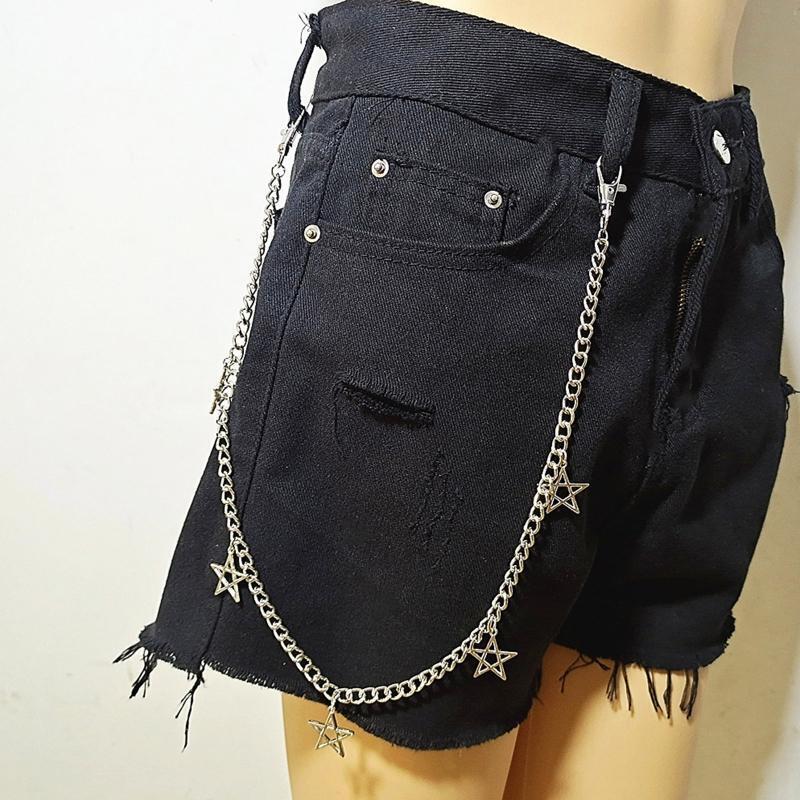 Hip Hop Pants Chains Punk Trousers Chain Biker Heavy Thick Wallet Chains for Men