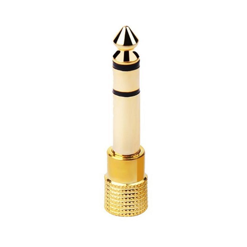 Jack 6.35mm Male To 3.5mm Female Adapter Connector Headphone Audio Adapter