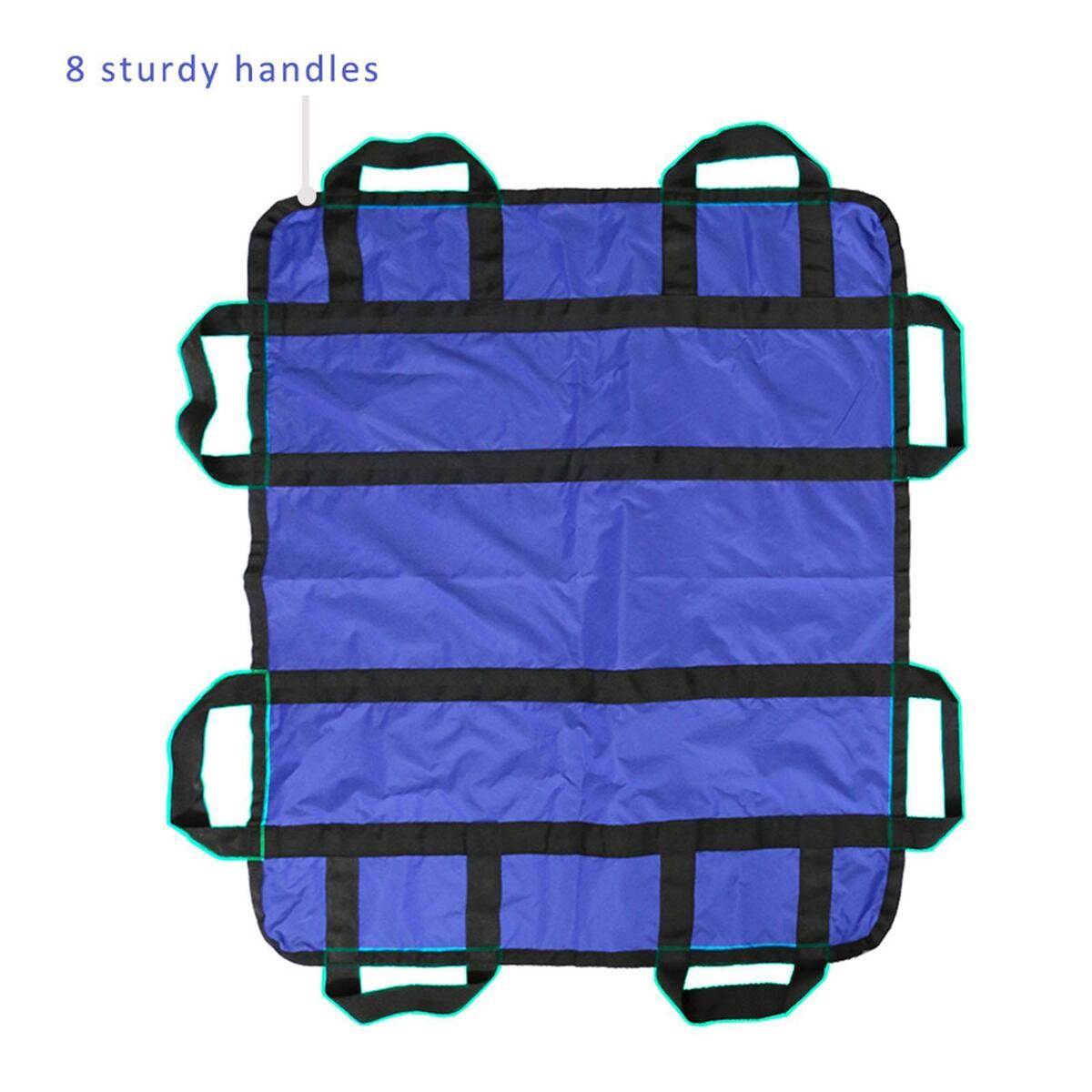 48" x 40" Positioning Bed Pad with Reinforced Handles, Large Patient Transfer
