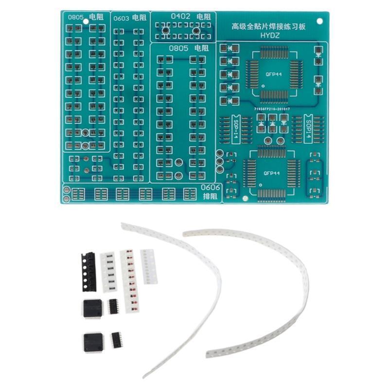 SMT SMD Component Welding Practice Board Soldering DIY Kit Resitor Diode