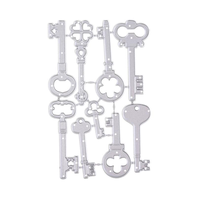 Keys Metal Cutting Dies Stencil Scrapbooking DIY Album Stamp Paper Card