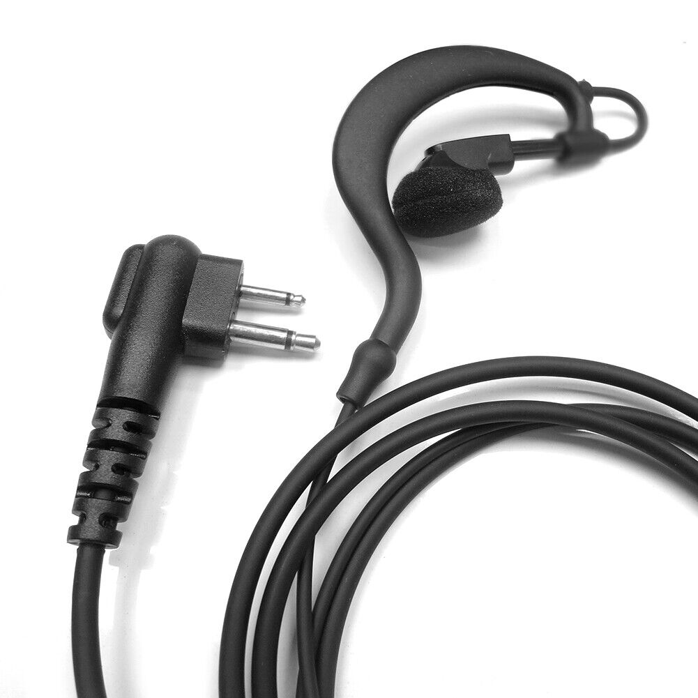 2 Pin Earpiece M Head PTT Mic Headset for HYT TC 700 600 500 Two Way Radio