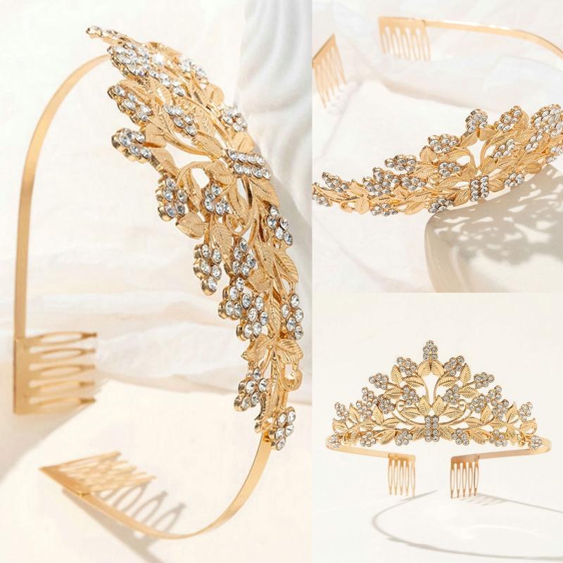 Wedding Bridal Prom Crystal Rhinestone Shinning Crown for Party Head Dress