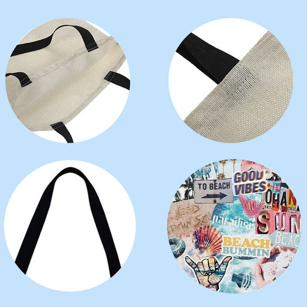 Alphabet graffiti Printed Shoulder Shopping Bag Casual Large Tote Handbag