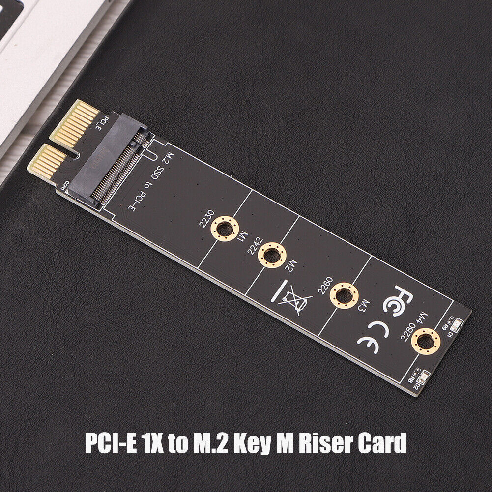 PCIE to M2 Adapter NVMe SSD M.2 PCIE X1 PM Key Hard Drive Reader Connectors
