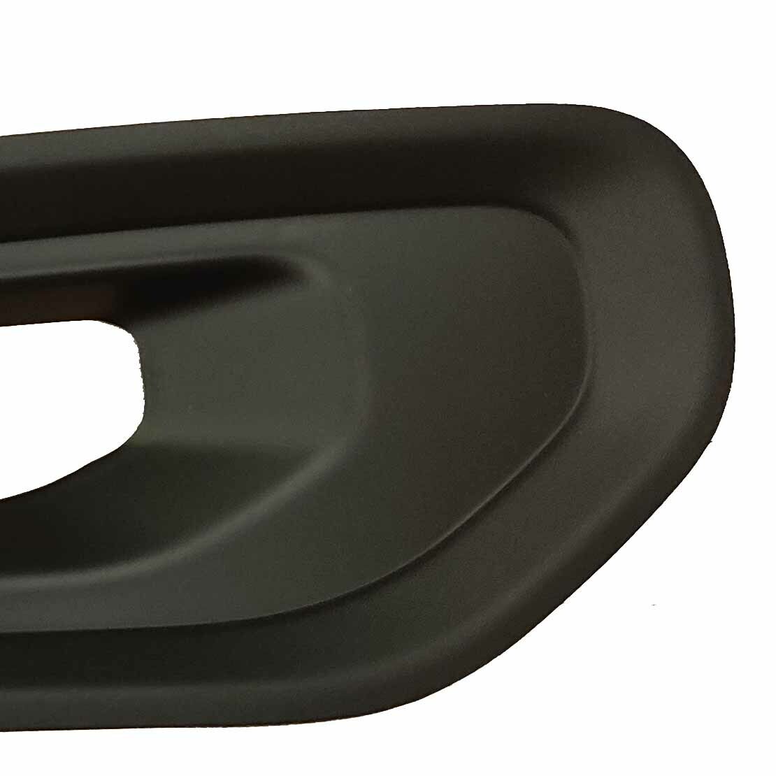 Right Front Fog Light Frame Cover Fit for Ram 1500 2500 3500 2019-2021 Black