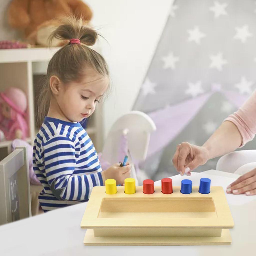 Montessori  Imbucare Peg Box Educational Equipment Control Training