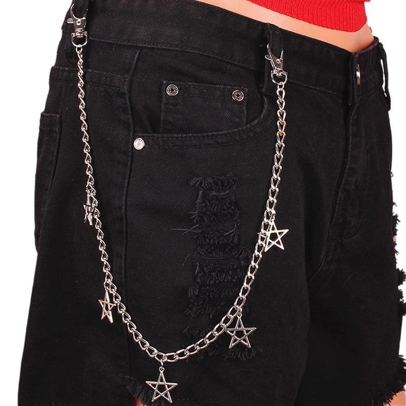 Hip Hop Pants Chains Punk Trousers Chain Biker Heavy Thick Wallet Chains for Men