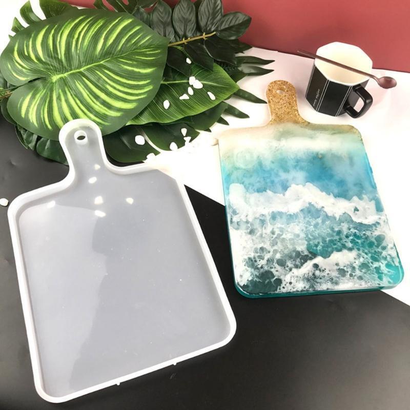 Best Gift for Family or Friends DIY Making Mold White Kits Square Handle Tray