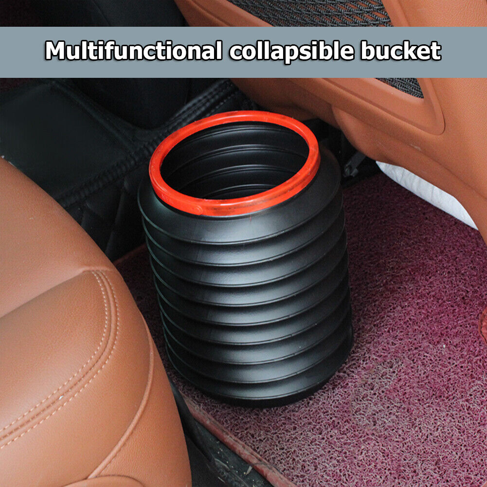 4L Car Folding Trash Collapsible Water Storage Buckets Garbage Container