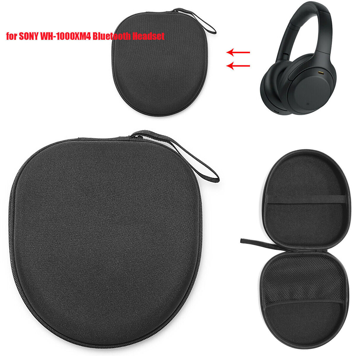 Carry Storage Bag Case Protective Cover for SONY WH-1000XM4 Wireless Headphones