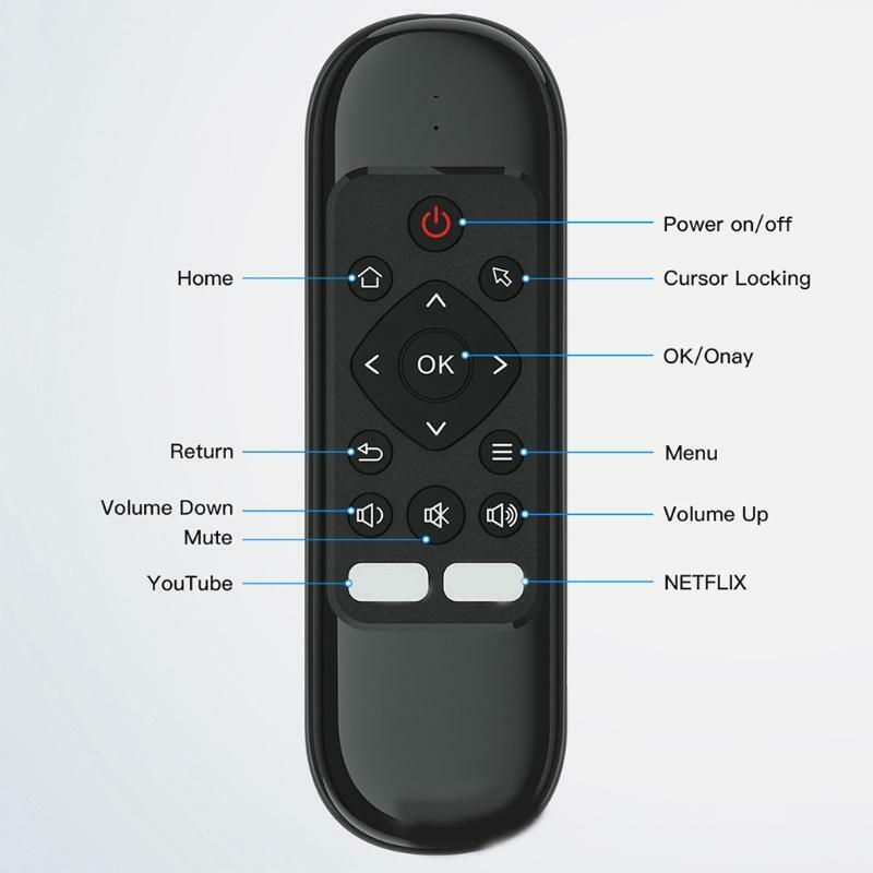 2.4G Air Mouse for Android Box Wireless Remote Control Keyboard Ergonomic for PC