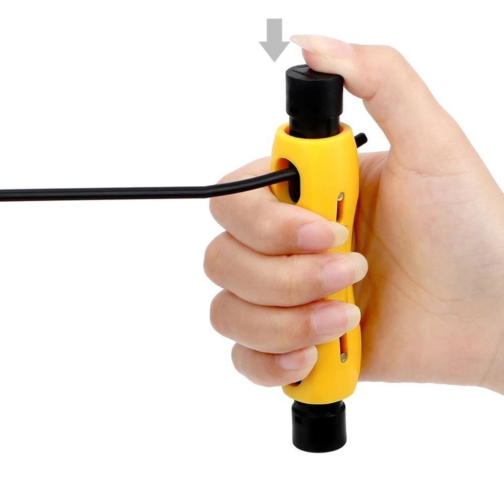 Jacket Cutter Hand Stripping Pliers Cable Wire Pen Cutterfor RG59 RG11 RG7 RG6