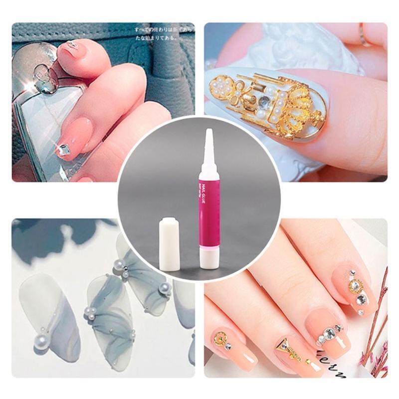 5Pcs 2g Nail Glues for Acrylic False Nails Tips Repair Extension Adhesive Tools