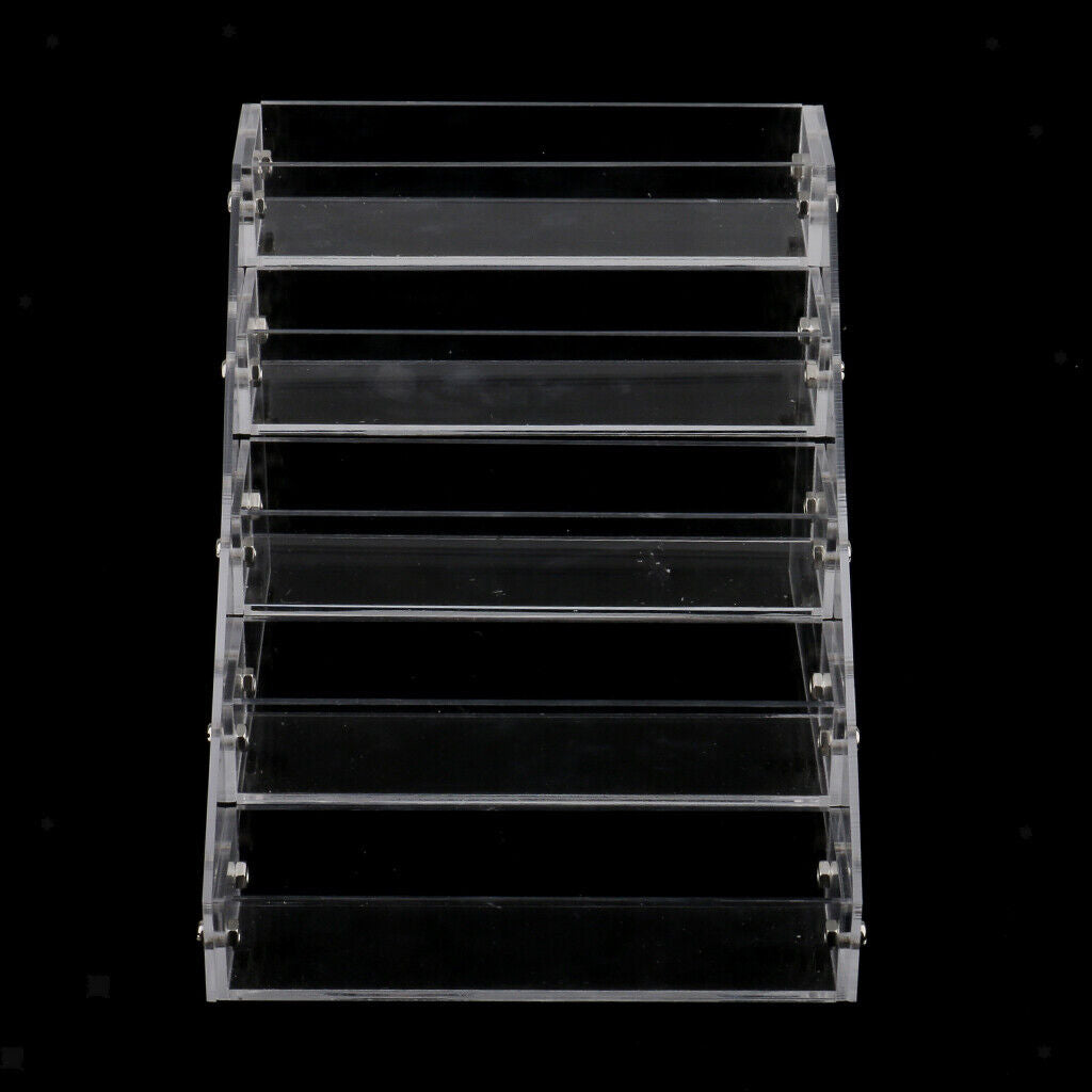 5 Tiers Acrylic Nail Polish Display Stand Holder Organizer Holds