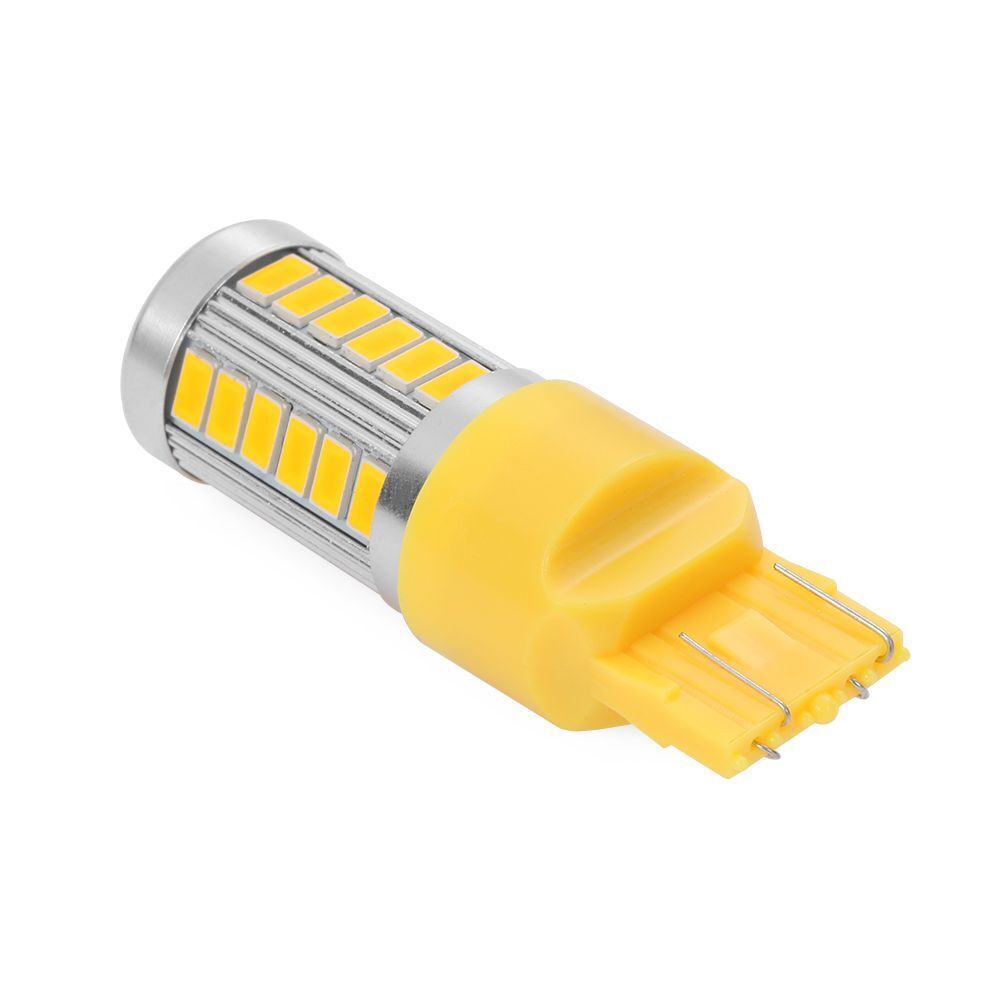 Yellow 5730 Fog Lamps  Car Backup Reverse Light 33SMD T20 W21/5W 7443 LED Bulbs