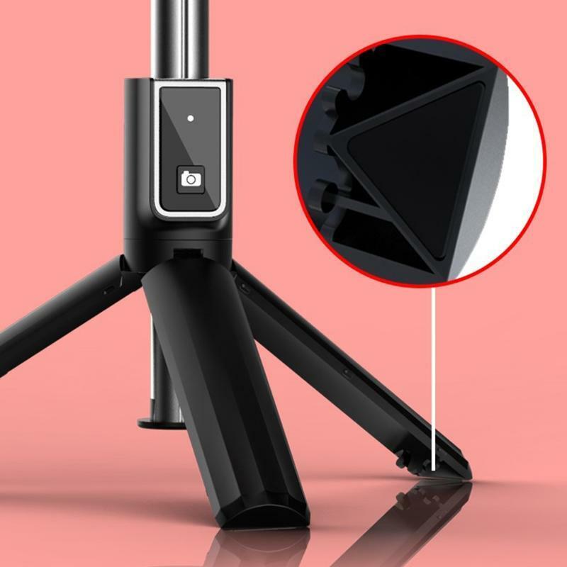 Selfie Stick Phone Clip Extendable Tripod Monopod with 2-Color Temp Fill Light
