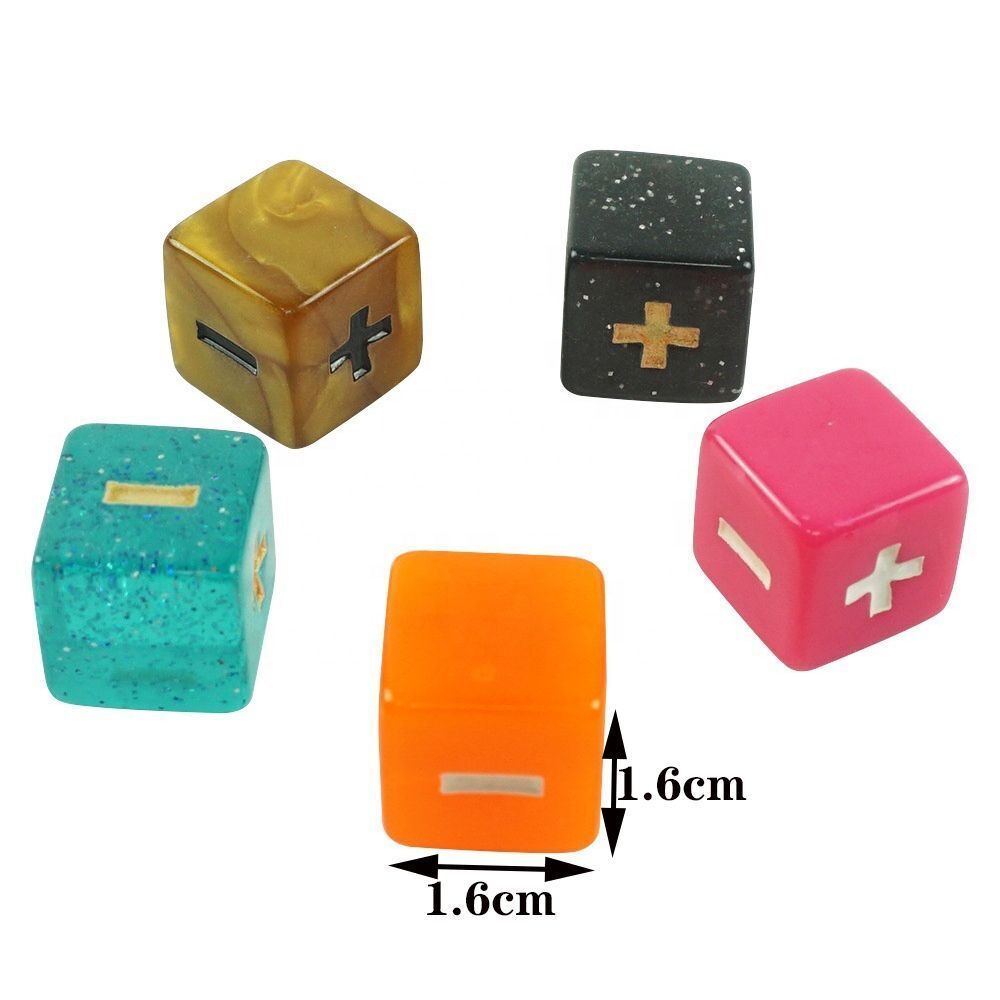 Minus Dice Two-color Dices Mathematical Operation Dice Board Game Accessories