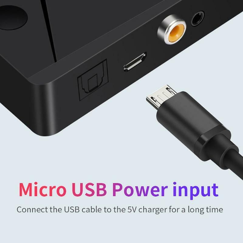 New V5.0 Bluetooth-compatible Transmitter Optical Fiber Coaxial Audio Adapter