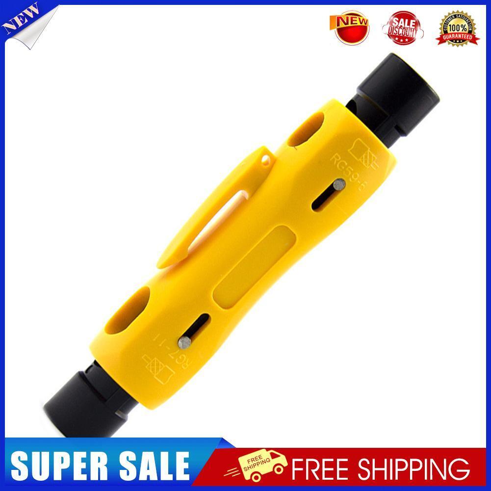 Multi-function RG85/59 Coaxial Cable Stripper Electrical Stripping Pliers
