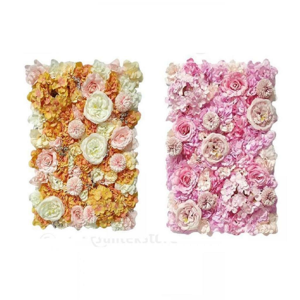 2 Pieces 24"x16" Flower Panels  Hedge   Wedding Decoration