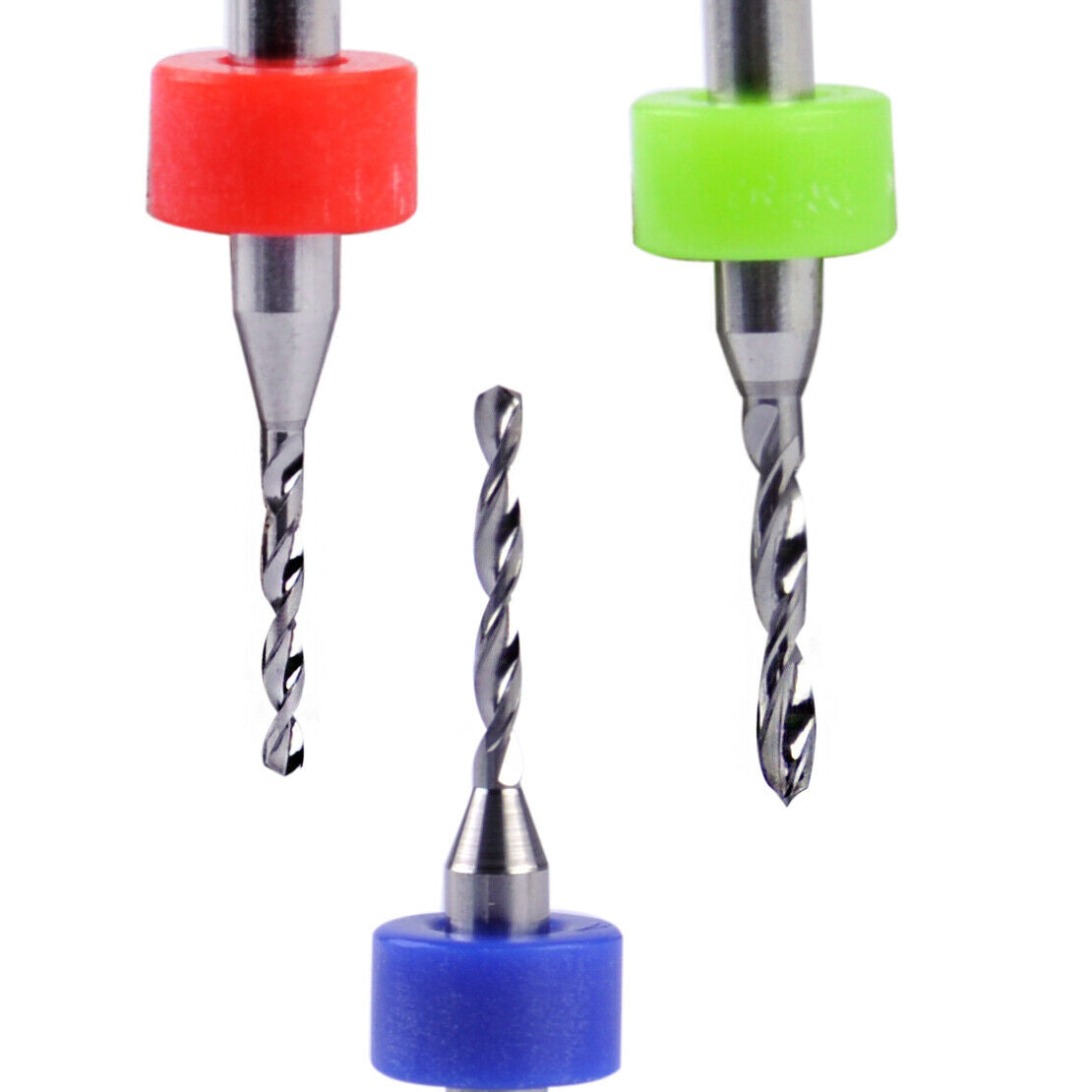10pcs 1.1-2.0mm Carbide Micro Drill Bits Router PCB CNC Jewelry Rotary Tool Li