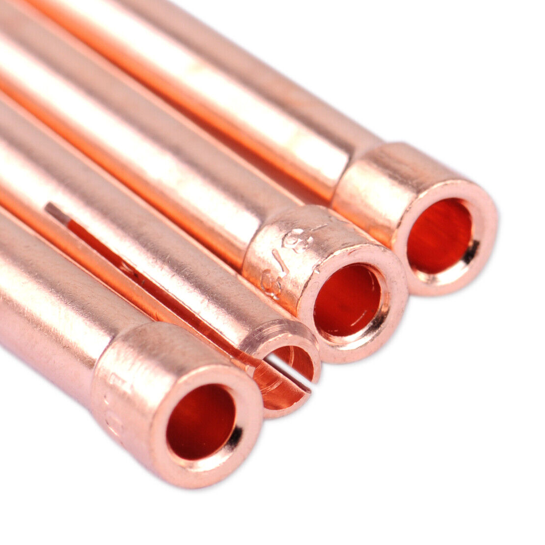4x TIG Welding Collet 10N22 10N23 10N24 10N25 Fit for WP17 18 26 Torch 50x5mm Li