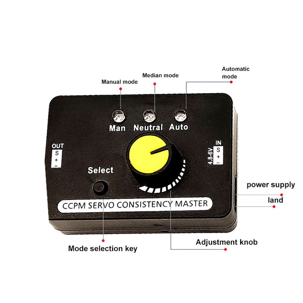 RC Drone Multi Servo Tester CCPM Master Consistency Speed Controller Checker