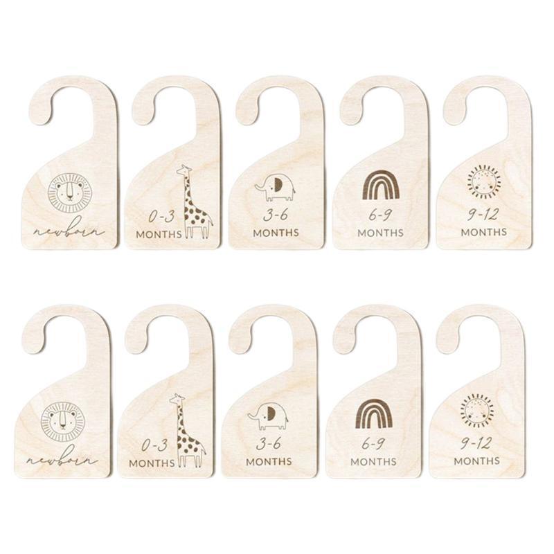 Cute Baby Closet Dividers By Month Nursery Closet Organizer Kids 0-12 Months