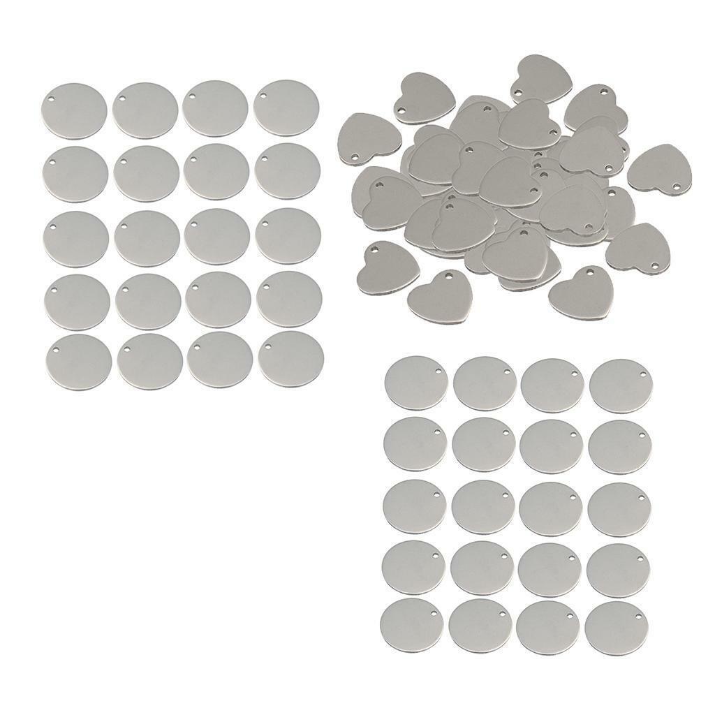 90x Stamping Tag Blank Charms  Bronze Pendants Tags Jewelry Tags Making