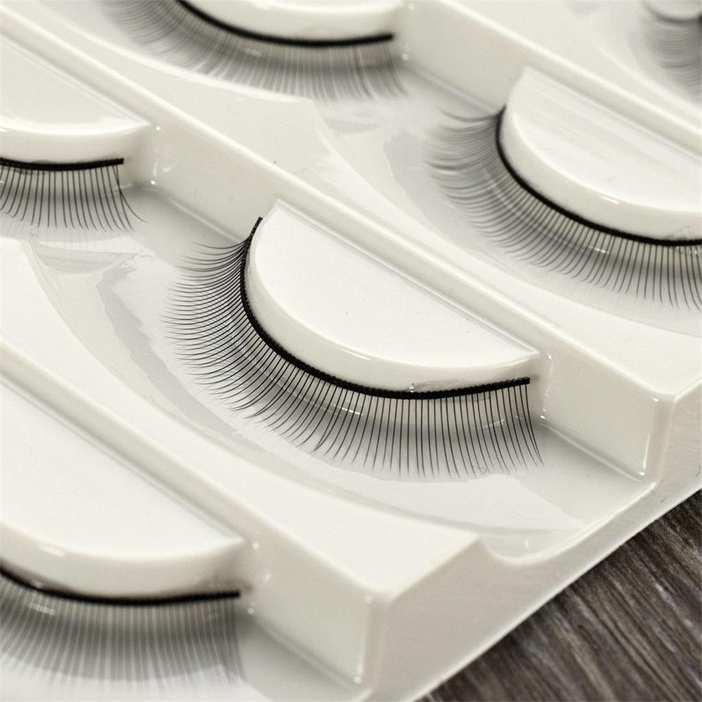 5 Pairs  Eyelashes Extension Makeup Handmade Long False Lashes Sparse