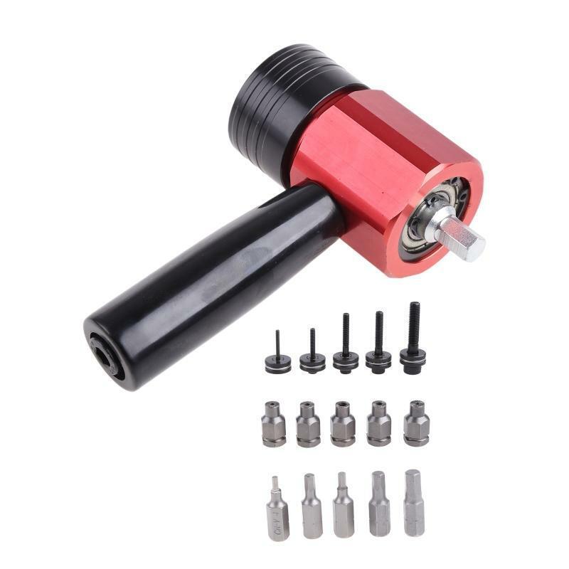 Portable Riveting Tool Riveting Drill Adapter Hand Tool Kit Insert Nut Tool