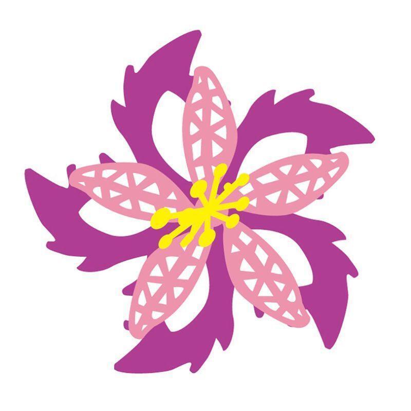 Decorative Flowers Metal Cutting Dies Stencil Scrapbooking DIY Album Stamp Paper