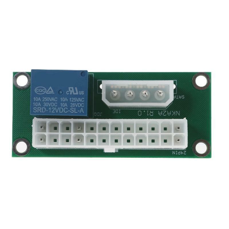 24Pin To 4Pin Power Adapter Card Dual Psu Synchronous Startup Board Economy