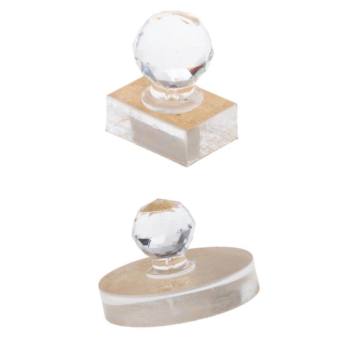 2pcs Powders Press Stamp Eyeshadow Highlighter Tool Wedding invitations DIY