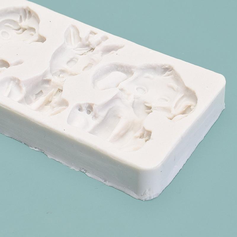 Soap Molds Silicone Craft Mold Handmade Exquisite Animal Lion Monkey Elephant