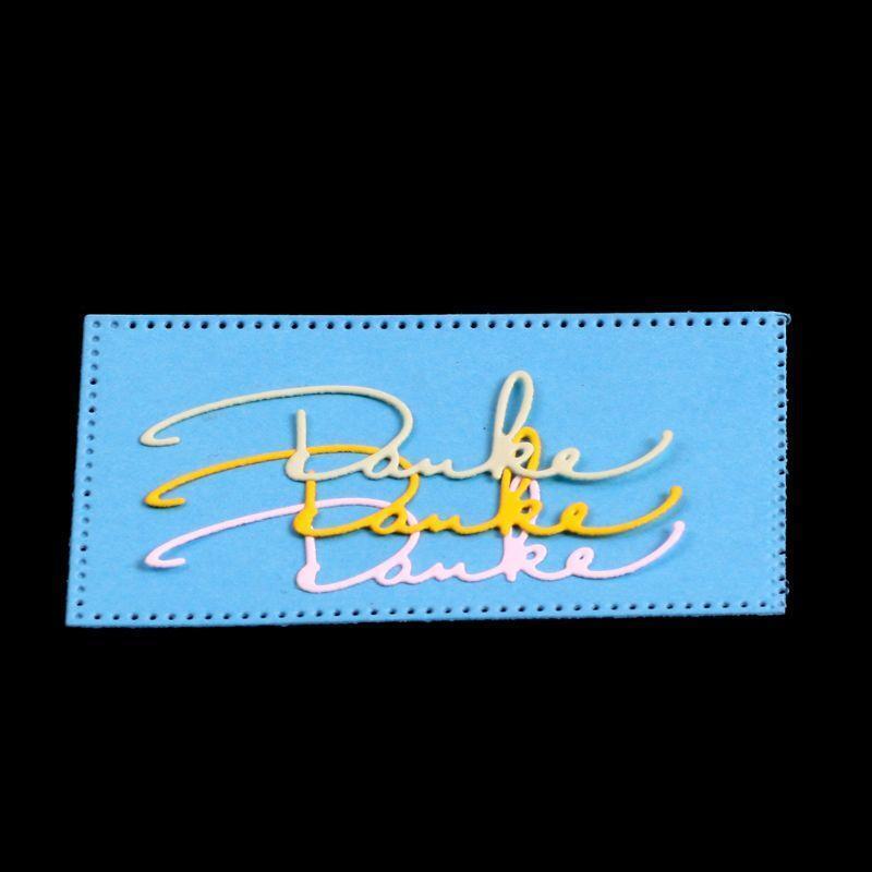 The Letter Metal Cutting Dies Stencil DIY Scrapbooking Embossing Paper Card