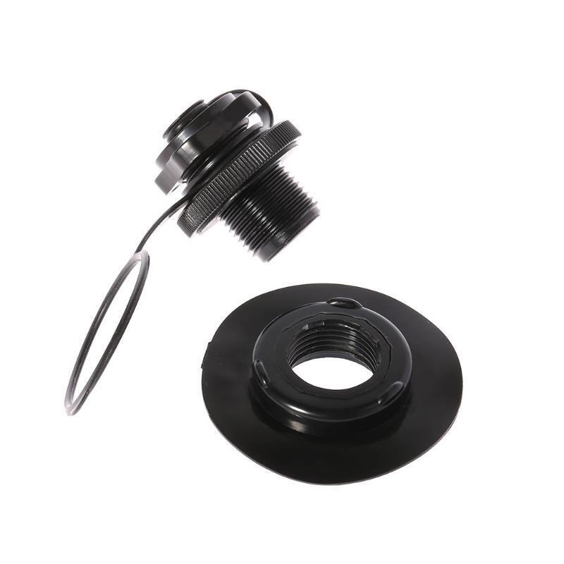 Air Valve Caps Screw For Inflatable Boat Fishing Boats Raft Airbed Outdoor Black
