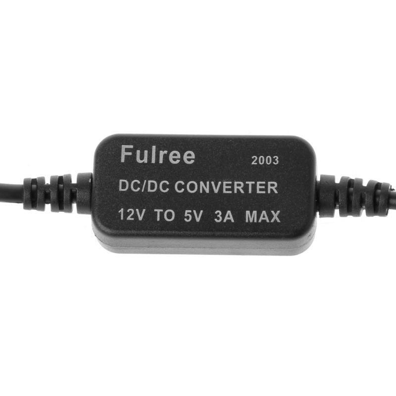 Car Charger USB Female Plug 12V to 5V 3A Power Supply Converter For PDA DVR