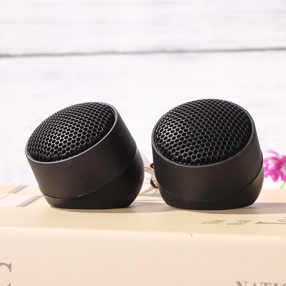 1 Pair Universal Mini Car Interior Tweeter Sensitive Stereo Speakers (S)