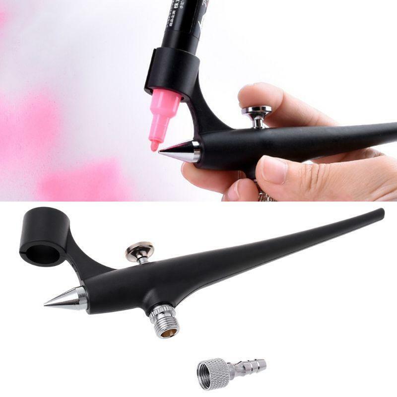 Portable Airbrush Gun Spray Kit For 2.0 Marker Pen Nail Art Paint Painting