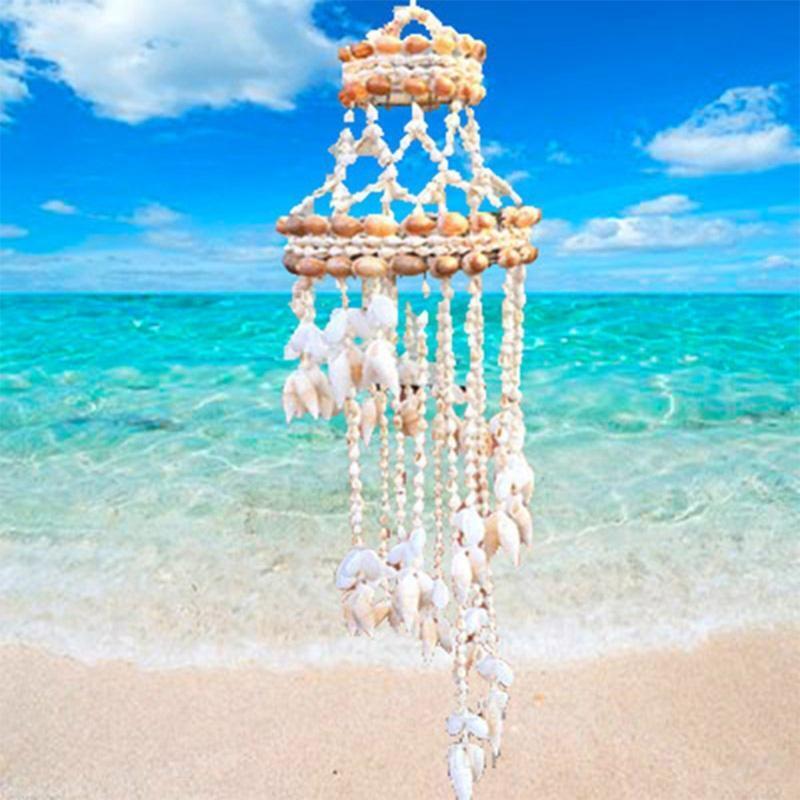 Conch Sea Shell Wind Chime Hanging Ornament Wall Decoration Creative Hanging Pen