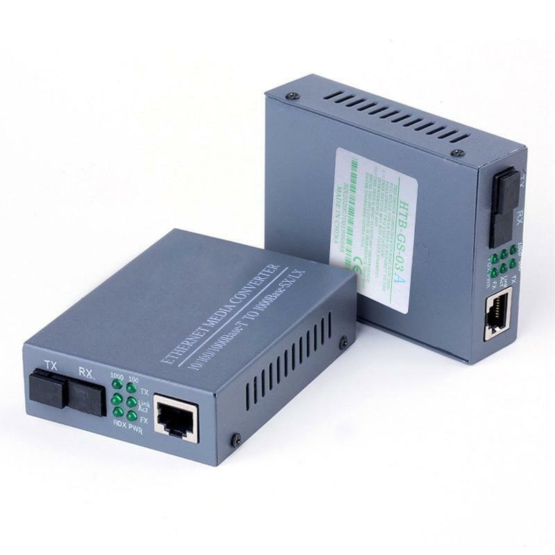 1 Pair 100M Media Converter 25km 10/100m Mbps Single Fiber Transceiver