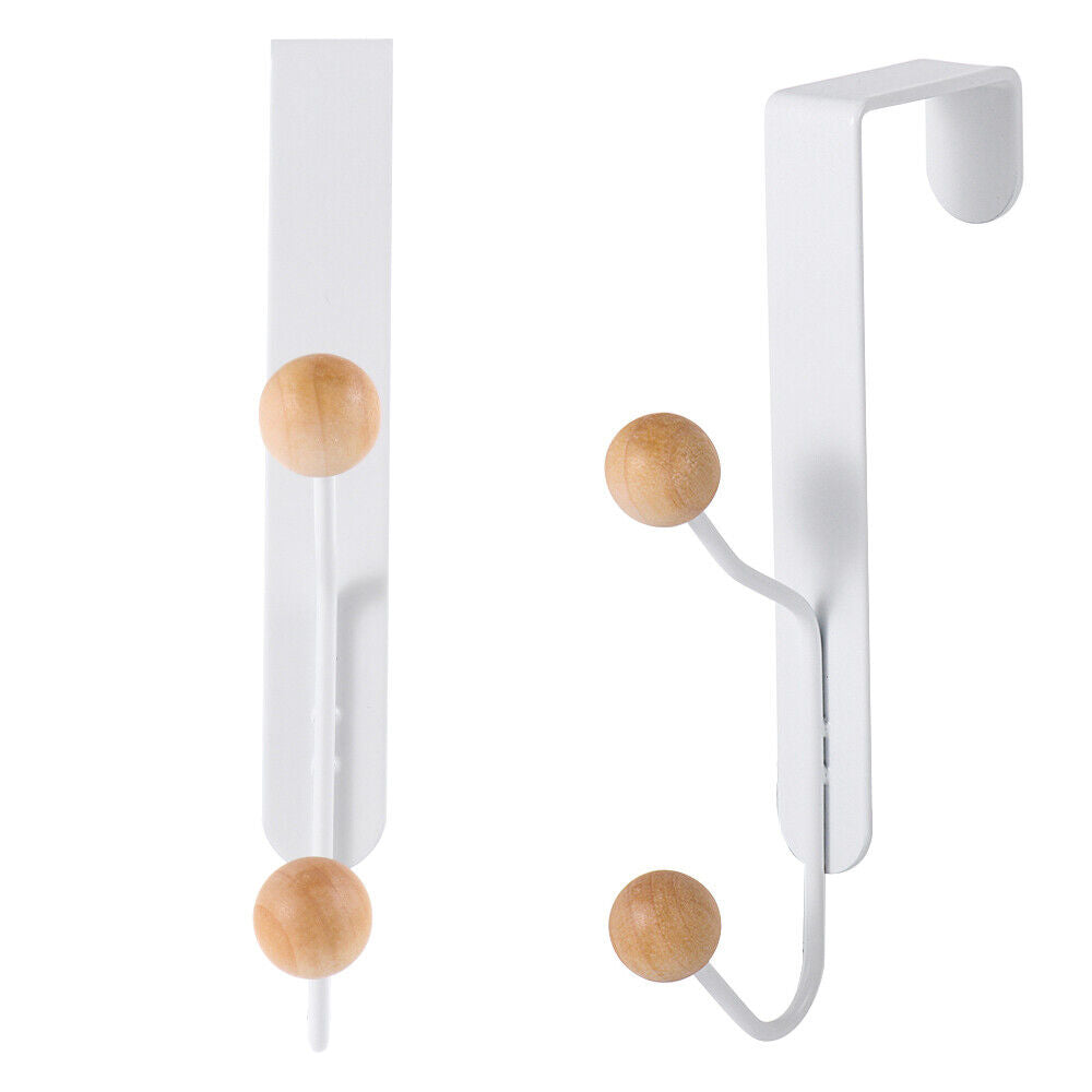 Towel Holder Nail-free Hanger Over-The-Door Hook Storage Rack Hanging Shelf