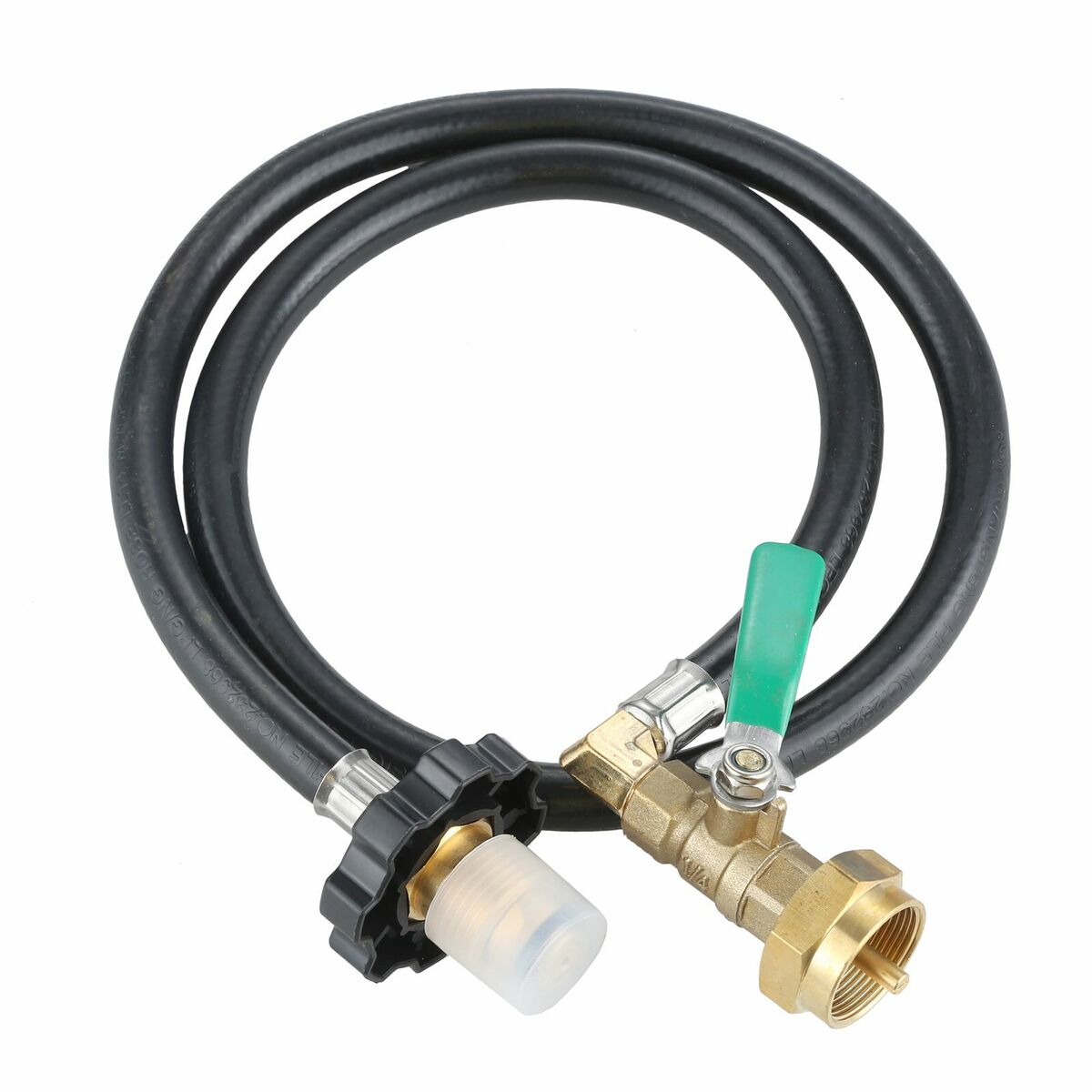 Propane Refill Adapter Hose for 1LB Gas Bottle 35.5" w/ Control Valve Parts
