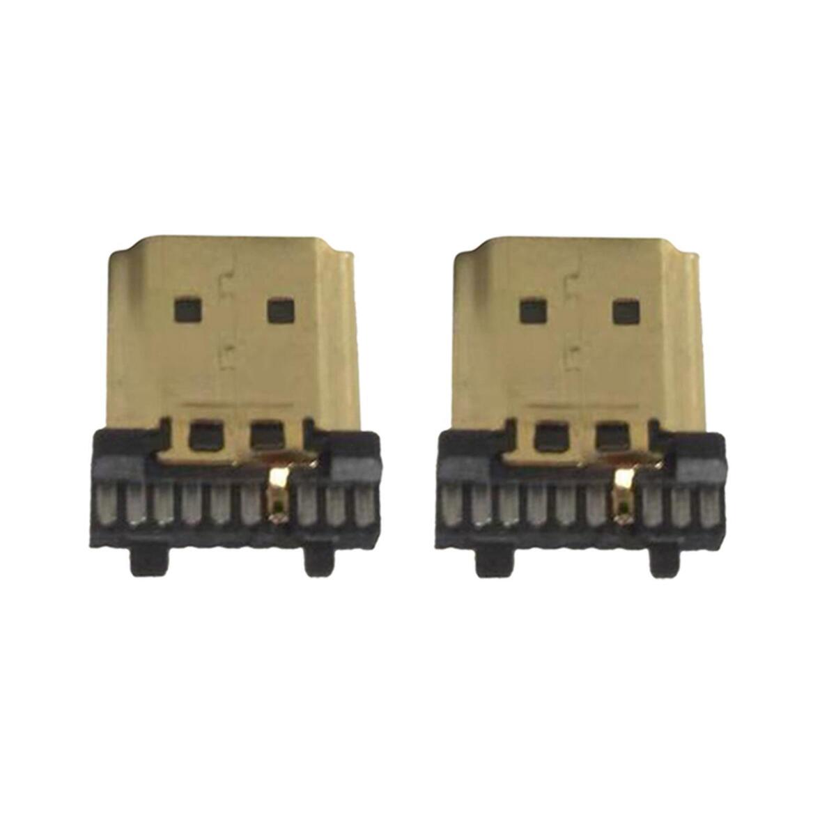10 Pieces HDMI Male 19Pin Connectors   Termination Replacement Assembly