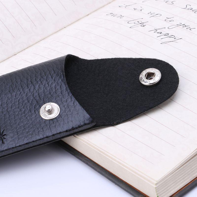 Glasses Bag Reading Glasses Case Portable Outdoor Travel 360 Rotation Faux Soft
