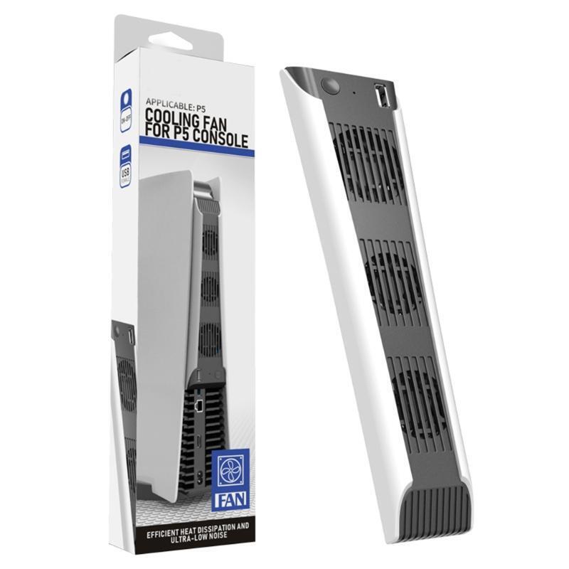 High Speed Fan Stand External USB Port for PS5 Game Console